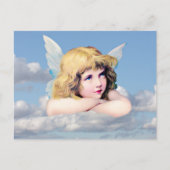 Angel in den Wolken Postkarte (Vorderseite)