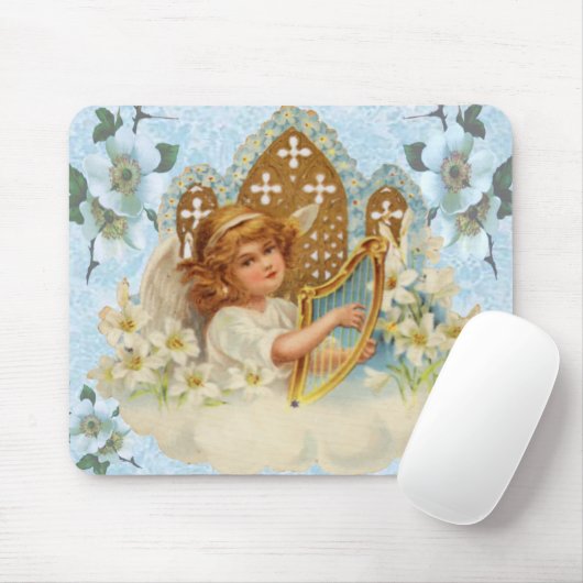 Angel in der Cloud-Maus-Pad Mousepad (Mit Mouse)