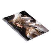 Angel in der Fantasiekunst der Weißen Rüstung Notizblock (Rechte Seite)