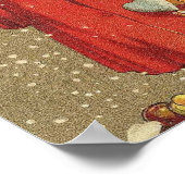 Angel in einem roten Coat Poster (Ecke)