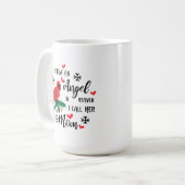 Angel in Erinnerung an die Mama im Himmel Kaffeetasse (Vorderseite Links)