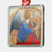 ANGEL IN GOLD RED BLUE, Archangel Gabriel Silbernes Ornament (Links)