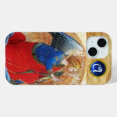 ANGEL IN GOLD ROT UND BLAU GEMSTONE MONOGRAM Case-Mate iPhone HÜLLE (Rückseite (Horizontal))