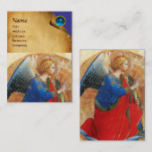 ANGEL IN GOLD ROT UND BLAU VISITENKARTE (Vorne/Hinten)