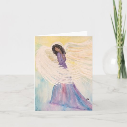 Angel in Liebe ummantelt - BLANK-Karte (Vorderseite)