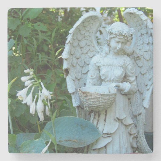 Angel in Springtime - Martha's Vineyard Steinuntersetzer (Vorderseite)