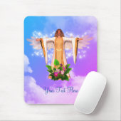 Angel in Wolken Personalisiert Mousepad (Mit Mouse)