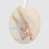 Angel Inspiration - runder Acrylbau Ornament (Vorderseite)