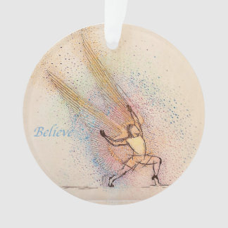 Angel Inspiration - runder Acrylbau Ornament