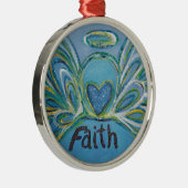 Angel Inspirational Word Faith Ornament (Rechts)