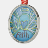 Angel Inspirational Word Faith Ornament (Links)
