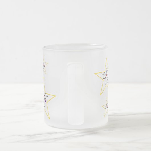Angel inspirierende, spirituelle mattierte Tasse (Henkel)