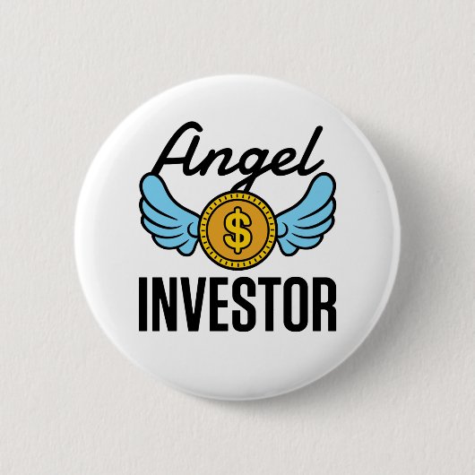 Angel Investor Investing Start-up Business Button (Vorderseite)