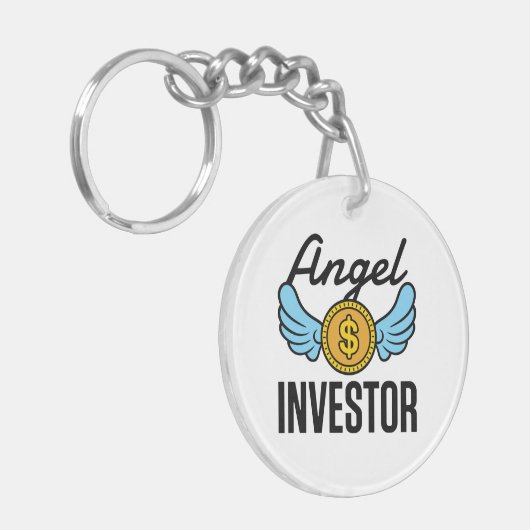 Angel Investor Investing Start-up Business Schlüsselanhänger (Vorderseite links)