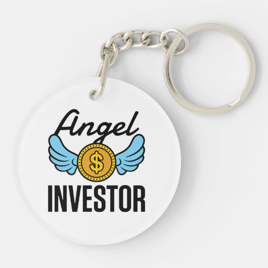 Angel Investor Investing Start-up Business Schlüsselanhänger (Rückseite)