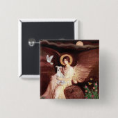 Angel - Italienischer Windhund 7 Button (Vorne & Hinten)