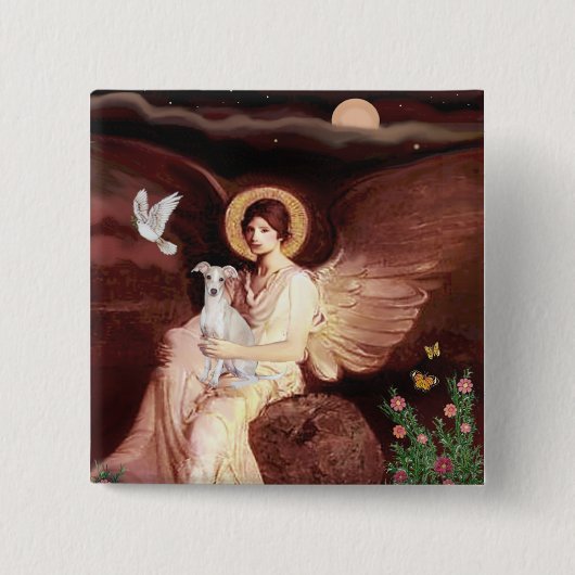 Angel - Italienischer Windhund 7 Button (Vorderseite)