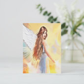 Angel Joy Wisdom Kreativität Archangel Jophiel Art Postkarte (Stehend Vorderseite)