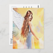 Angel Joy Wisdom Kreativität Archangel Jophiel Art Postkarte (Vorne/Hinten)