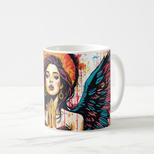 Angel  kaffeetasse (VorderseiteRechts)
