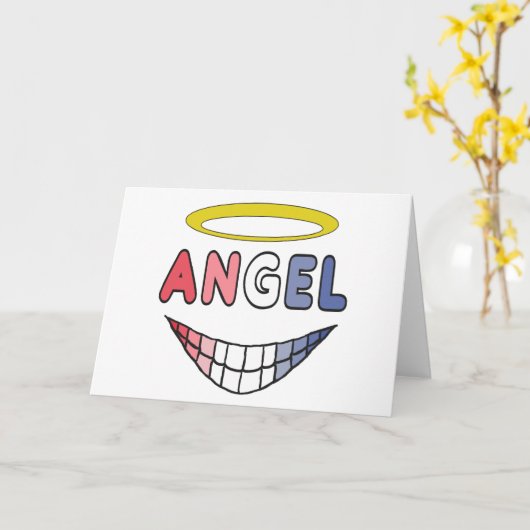 Angel Karte (Gelbe Blume)