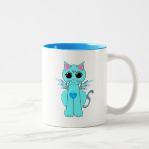 Angel-Katze Zweifarbige Tasse