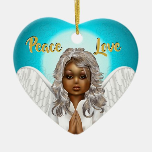 Angel Keramik Ornament (Vorne)