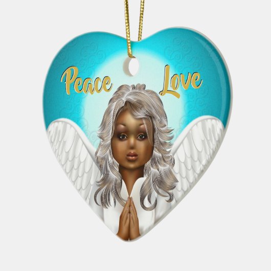 Angel Keramik Ornament (Links)