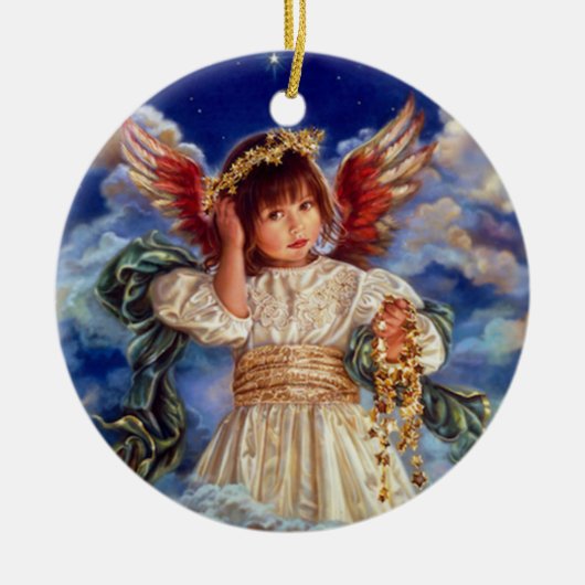 Angel Keramik Ornament (Vorne)