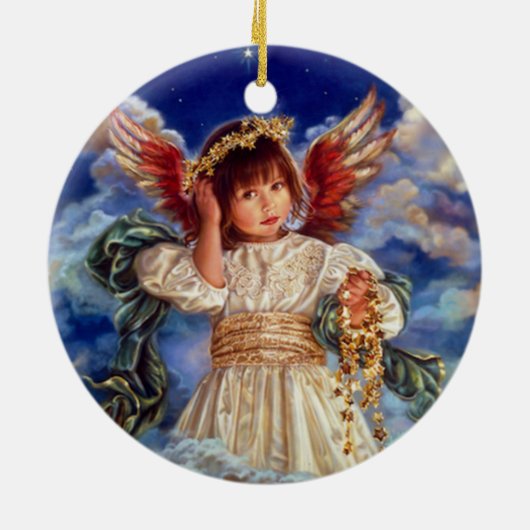 Angel Keramik Ornament (Hinten)