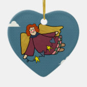 Angel Keramik Ornament (Vorne)