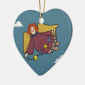 Angel Keramik Ornament (Links)