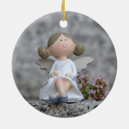 Angel Keramik Ornament (Hinten)