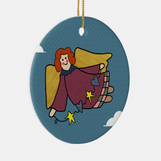 Angel Keramikornament (Rechts)