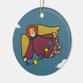 Angel Keramikornament (Links)