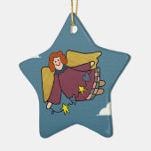 Angel Keramikornament (Links)