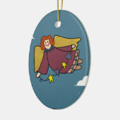 Angel Keramikornament (Links)