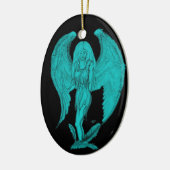 Angel Keramikornament (Links)