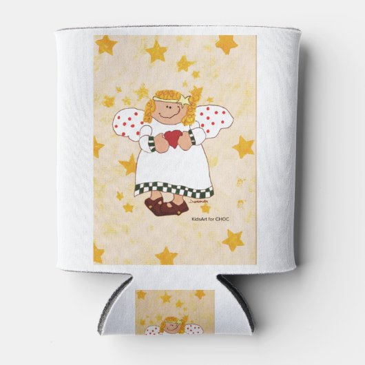 Angel - Kinder Kunst für CHOC Dosenkühler (Vorderseite)