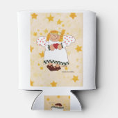 Angel - Kinder Kunst für CHOC Dosenkühler (Rückseite)