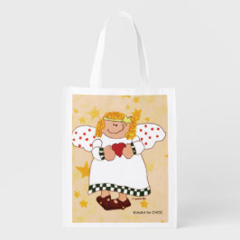 Angel - Kinderkunst für CHOC Tote Bag Wiederverwendbare Einkaufstasche