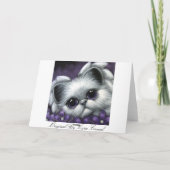 Angel Kitten Cat - Muttertagskarte Karte (Rückseite)