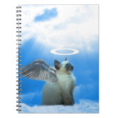 Angel Kitty Cat Siamese Kitten Notizblock (Vorderseite)