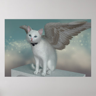 Angel Kitty Poster