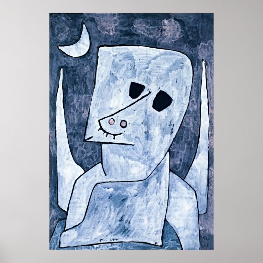 Angel Klägerin von Paul Klee - Retro Revival Poster (Vorne)