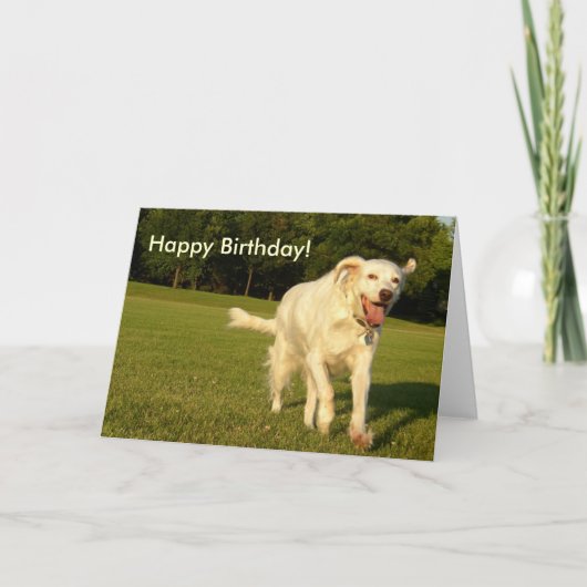 Angel lächeln, glücklich zum Geburtstag! Karte (Vorderseite)