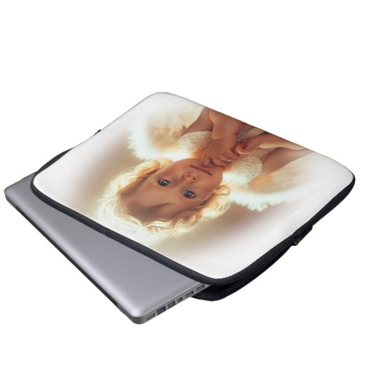 Angel Laptopschutzhülle (Vorne Knopf)