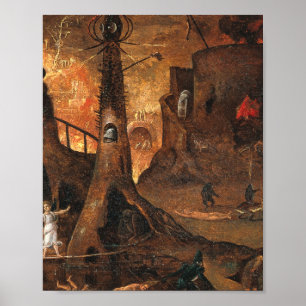 Angel Leading A Soul Into Hell By Hieronymus Bosch Poster