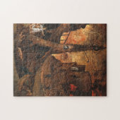 Angel Leading A Soul Into Hell By Hieronymus Bosch Puzzle (Horizontal)
