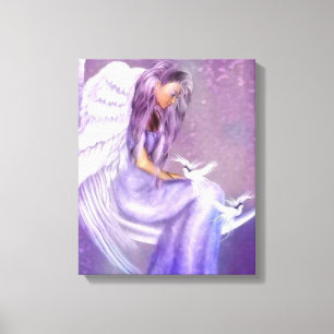 Angel Leinwanddruck